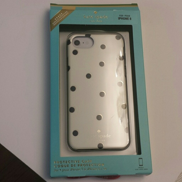 Kate Spade Black Dot IPhone 8 Case - Picture 5 of 5